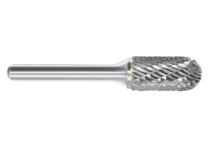 Monster Tool 310-002940 Regular Length Single End Carbide Burr, Cylindrical Head, 1.000 in L of Cut, 2-3/4 in OAL, Double Cut