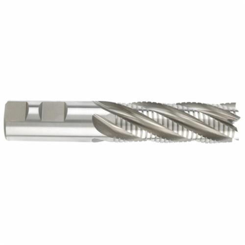 MORSE® 45228 4640G Center Cutting Regular Length Roughing End Mill, 7/8 in Dia Cutter, 1-7/8 in Length of Cut, 5 Flutes, 3/4 in Dia Shank, 4-1/8 in OAL, TiN