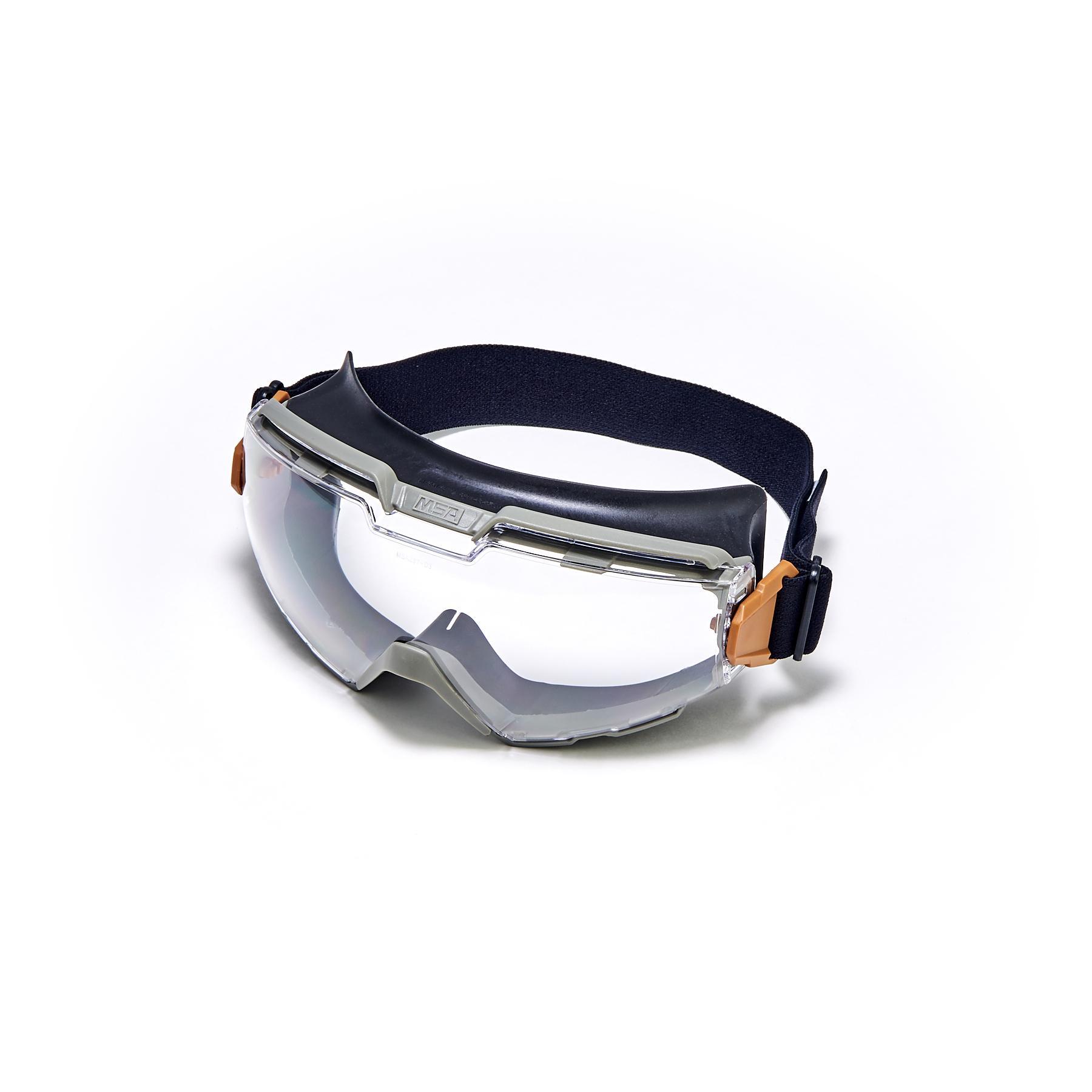 MSA Vault™ 10106282 Indirect Venting Protective Goggles, Anti-Fog/Anti-Scratch Clear Polycarbonate Lens, ANSI/ISEA Z87.1-2010, CSA Z94.3