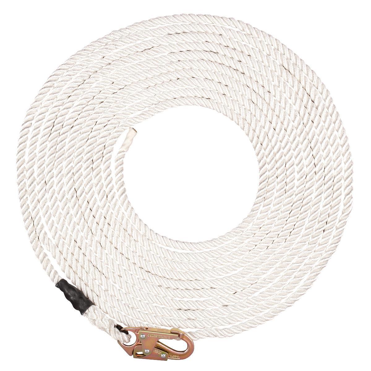 MSA 415865 Vertical Lifeline With 36C Snaphook, 25 ft L, ANSI Z359.1