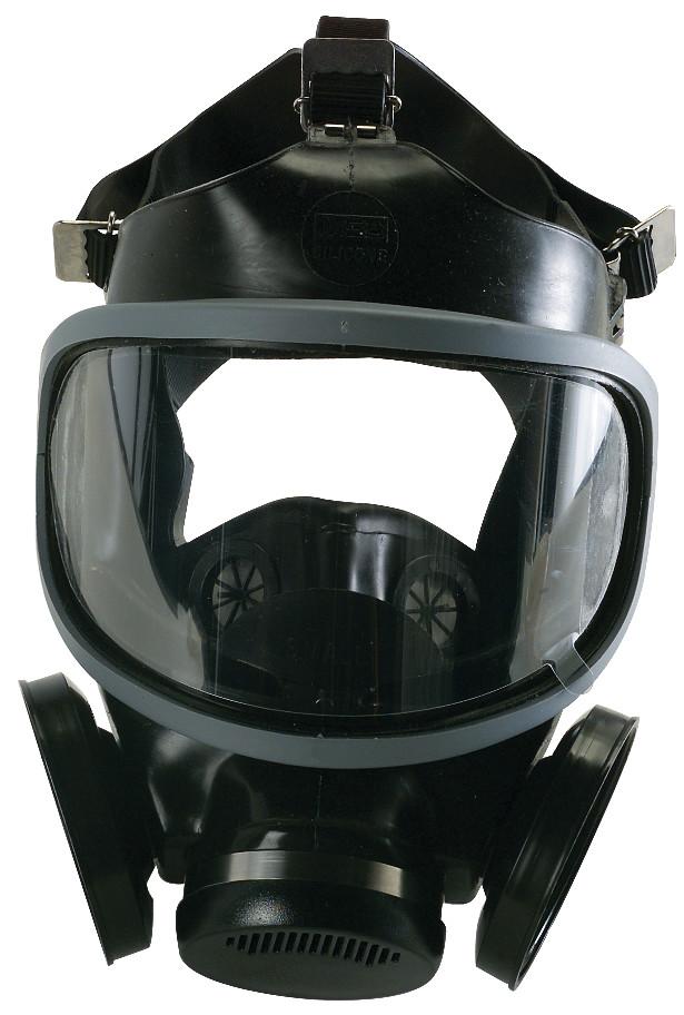 RESPIRATOR FACE FULL S 5-PT THD SILICONE