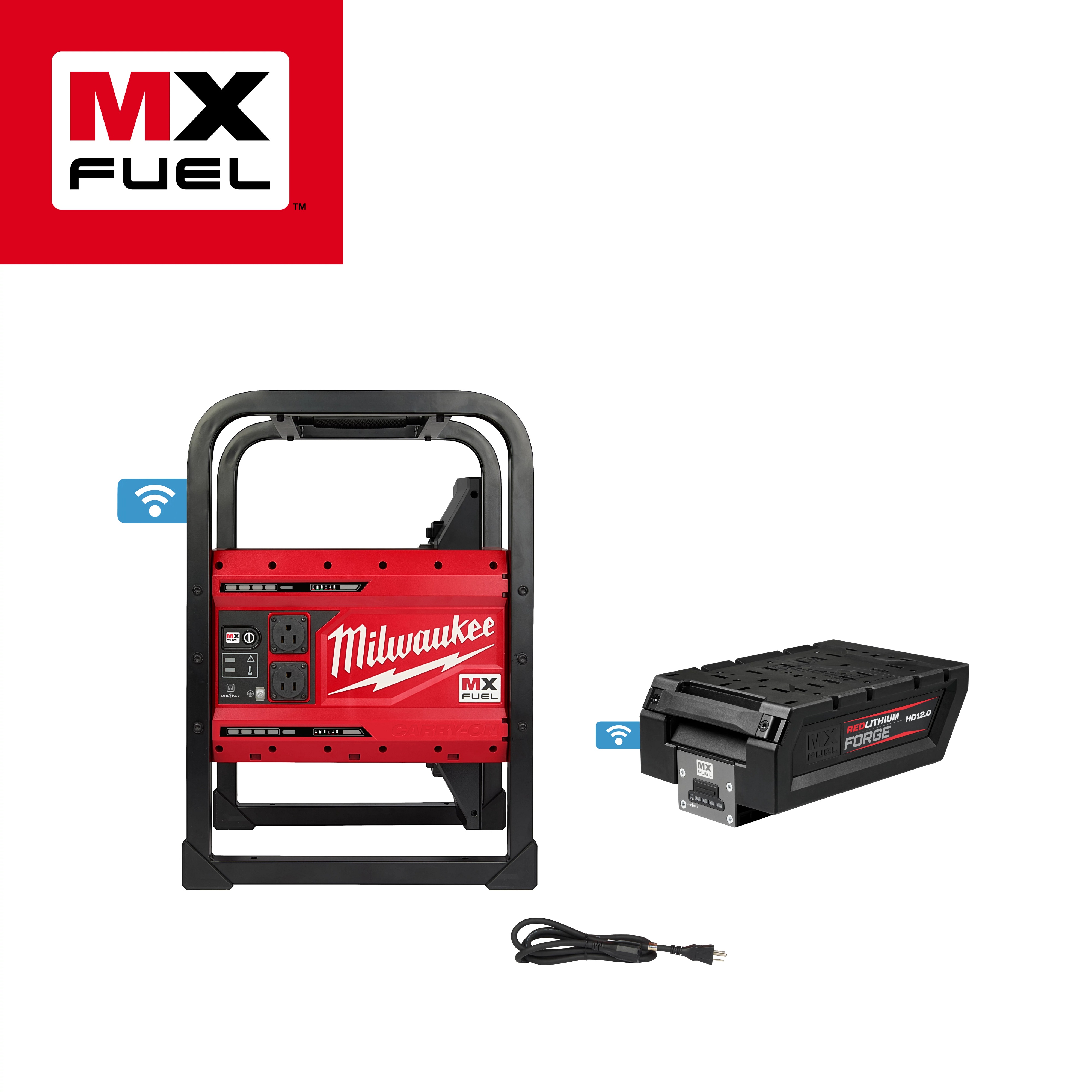 Milwaukee® MXF002-1HD812 Power Supply and Charger, 15 A, 3600/1800 W Power Rating