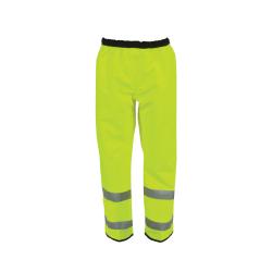 PANT 51 TO 54IN 33IN BK/HI-VIZ LIME 4XL