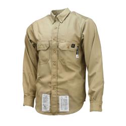 SHIRT WORK 2XL KHAKI 49 TO 51IN BTN DN 2