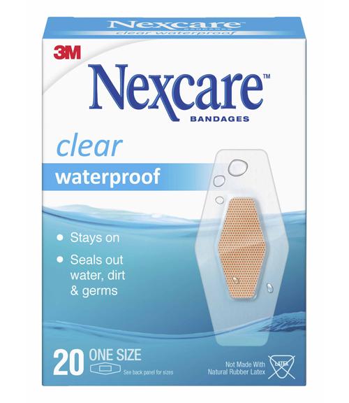 BANDAGE & DRSG WATERPROOF CLEAR 1IN