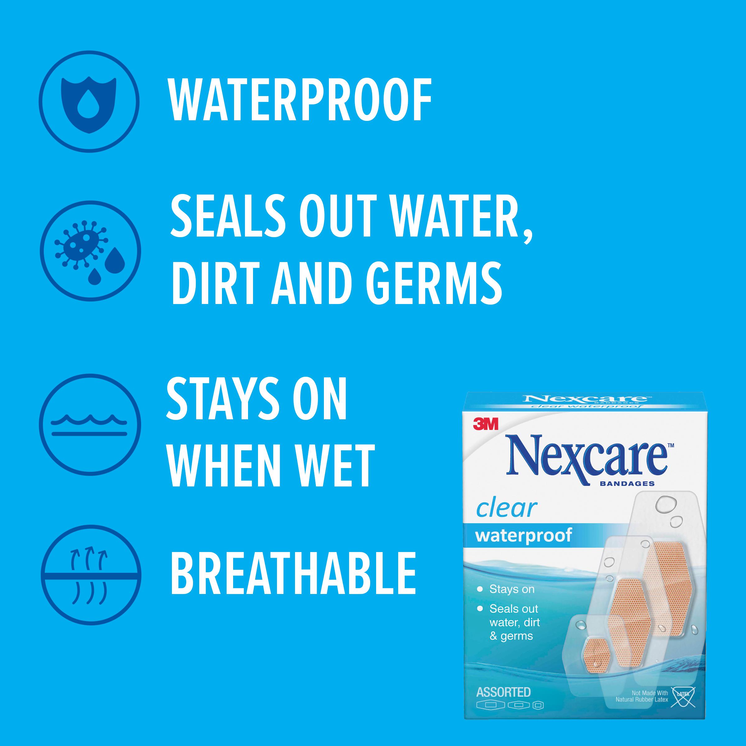 BANDAGE & DRSG WATERPROOF CLEAR 1IN