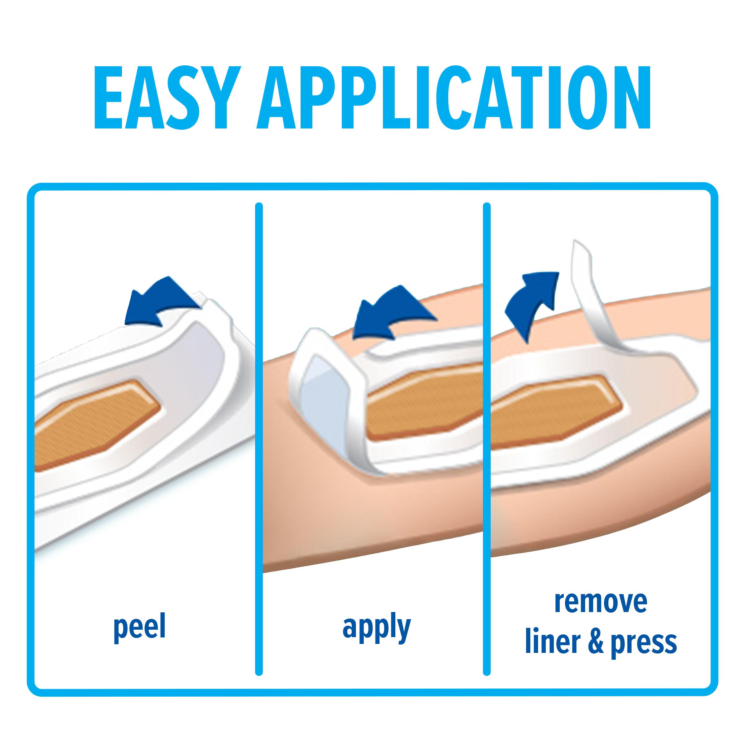 BANDAGE & DRSG WATERPROOF CLEAR 1IN