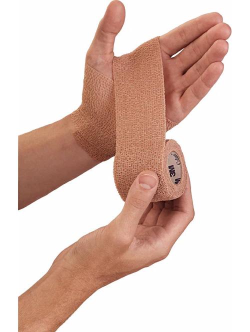 BANDAGE & DRSG NO HURT TAN 8IN 2IN NHT-2