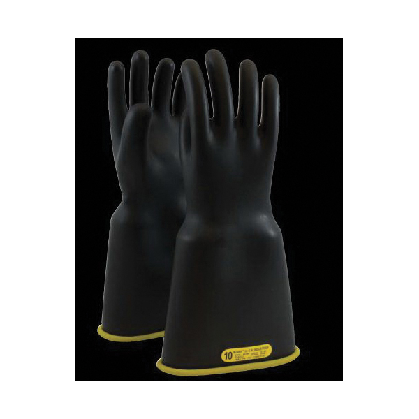 GLOVES INSULATED SZ 8.5 NAT RBR BK/YEL