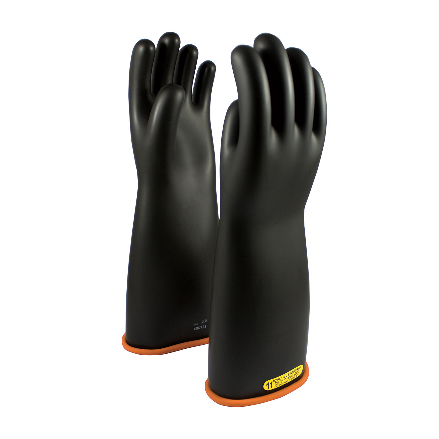 GLOVES INSULATED SZ 8 NAT RBR BK/ORN