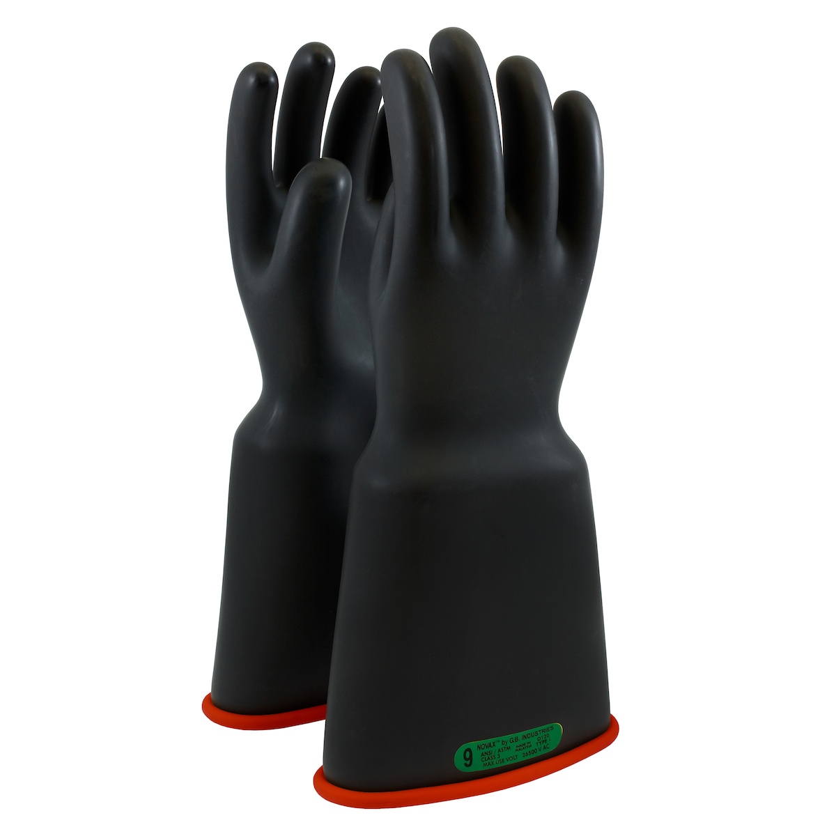 GLOVES ELECTRICAL INSULATED SZ 10 BK/R