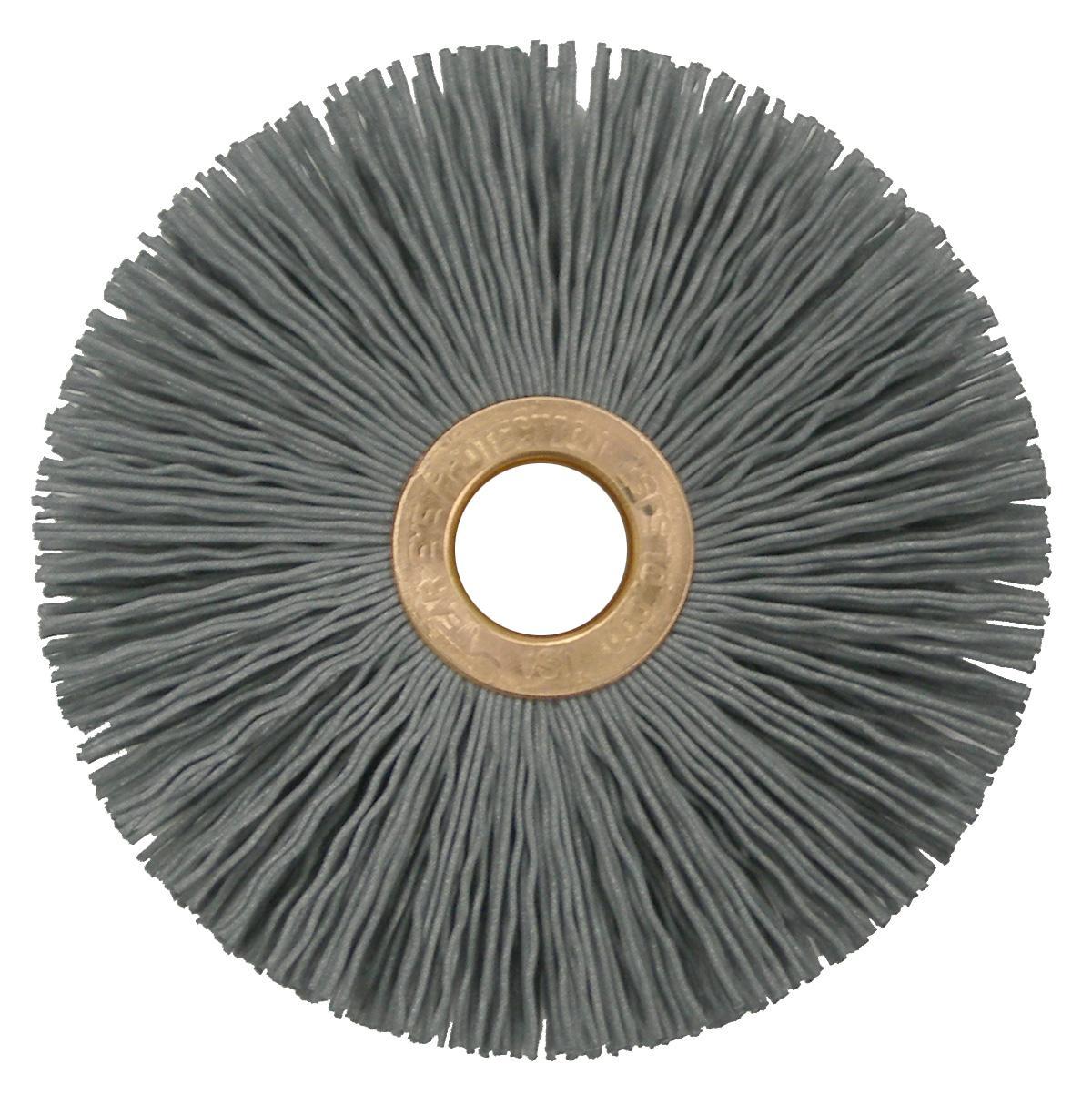 BRUSH WHL 3IN 1/2IN 0.022IN CRIMPED/RND