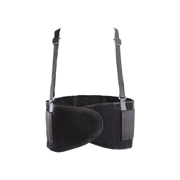BACK SUPPORT SUSPENDERS 8IN W BLACK