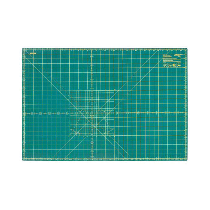 OLFA® RM-MG Double-Sided Self Heating Rotary Mat, 24 in L x 36 in W x 1.5 mm THK, Green