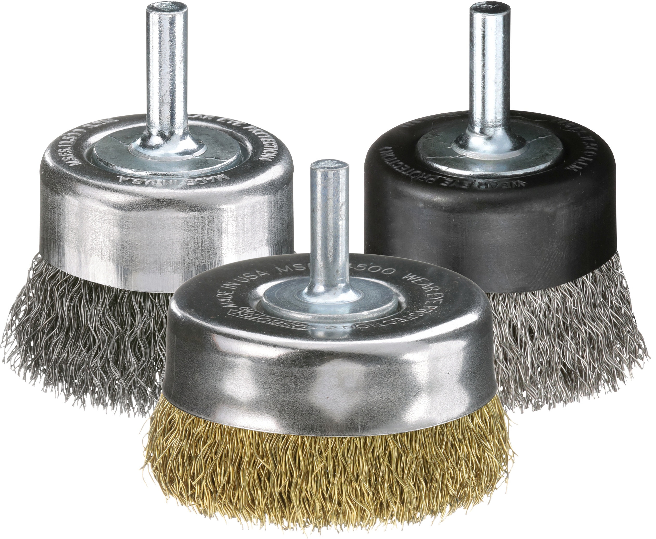 BRUSH WIRE CUP 2 CRMPD .01