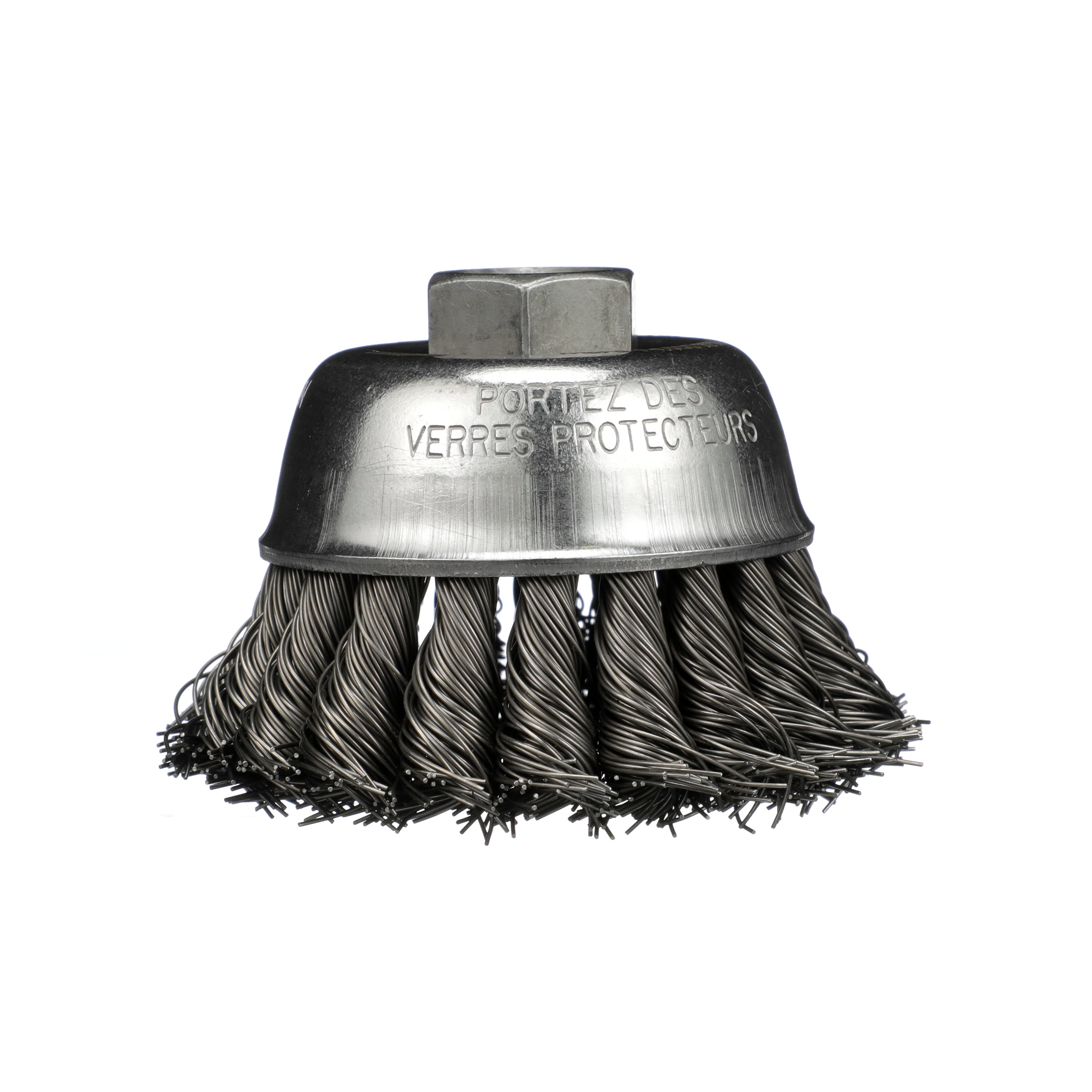 BRUSH CUP 2-3/4IN 5/8-11 UNC 0.014IN CS