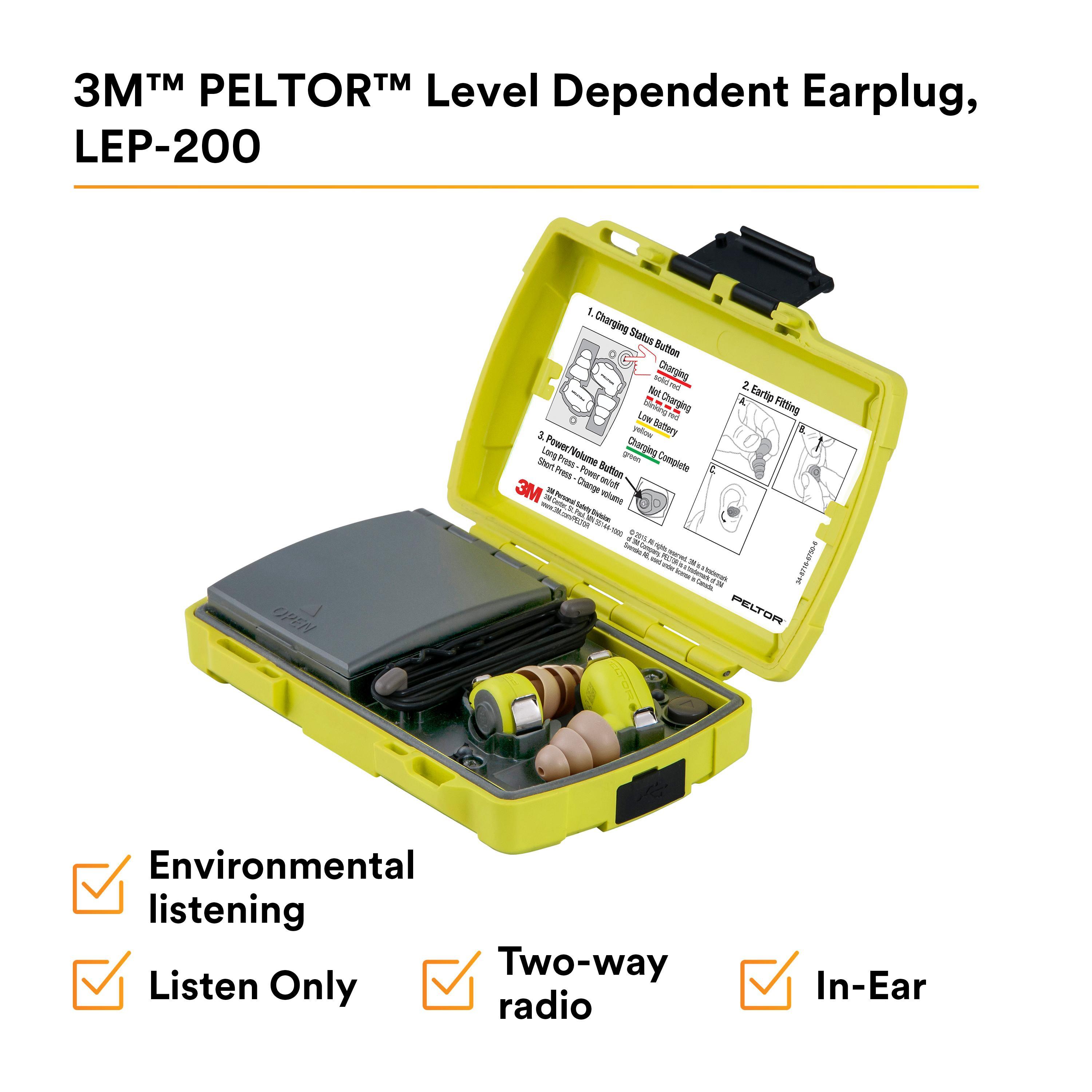 ELEK EAR MUFF & EAR PLUG HI-VIZ YELLOW