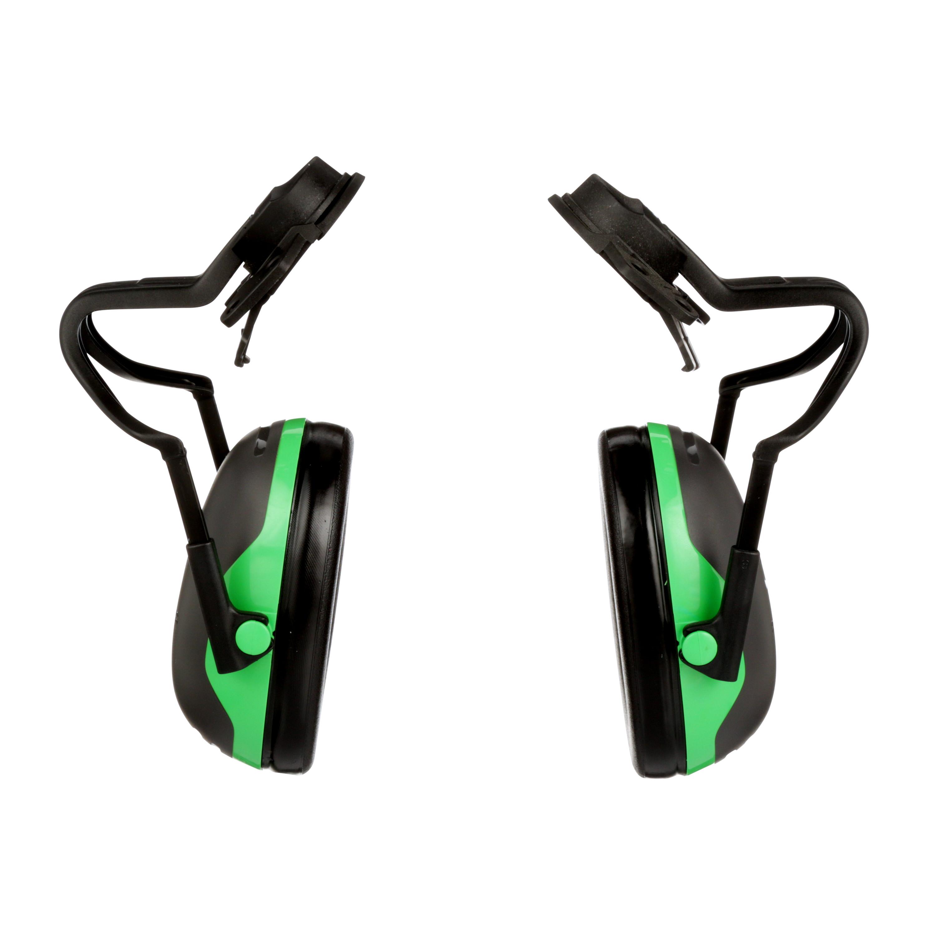 EAR MUFF 20DB BLACK HARD HAT ATTACHED