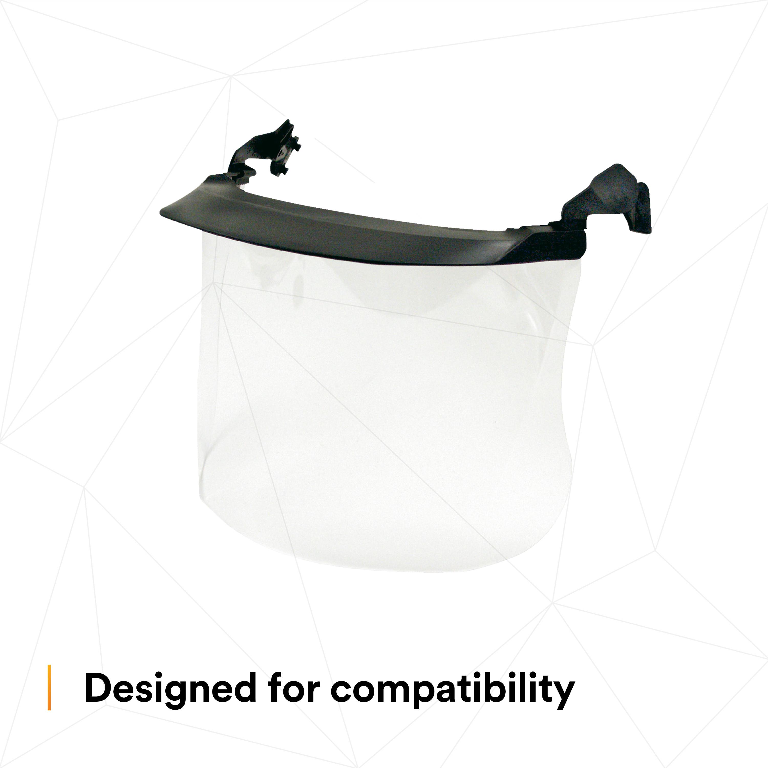 V4F-10P PELTOR CLEAR POLYCARBONATE MULT