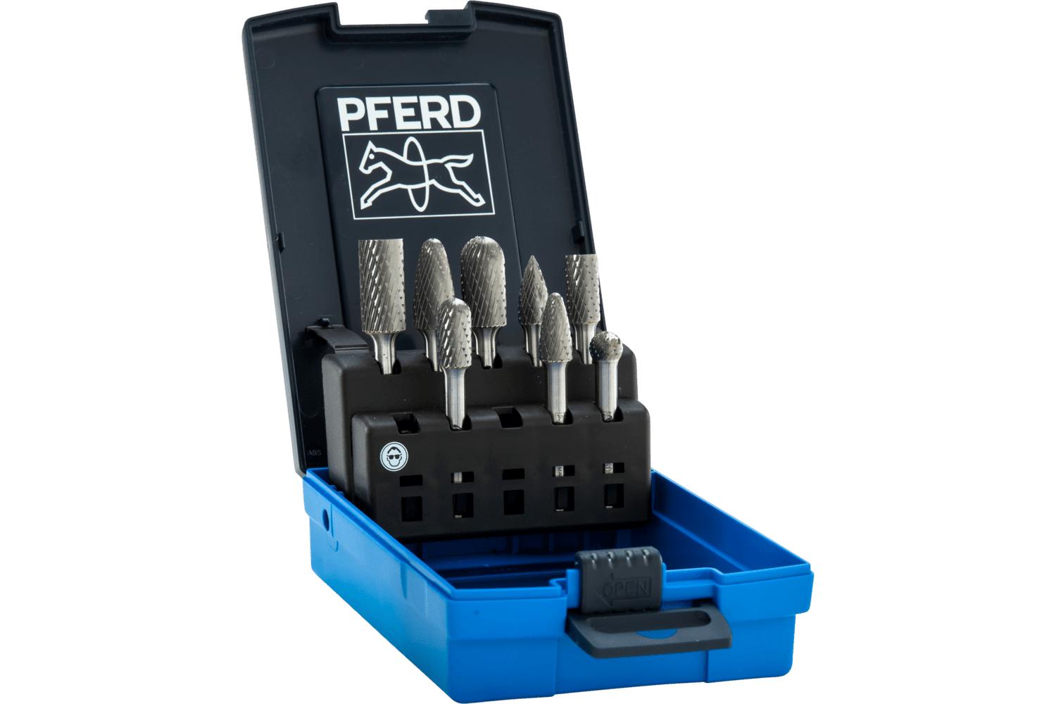 8 PIECE TC-BUR SET - 1/4 SH PLASTIC