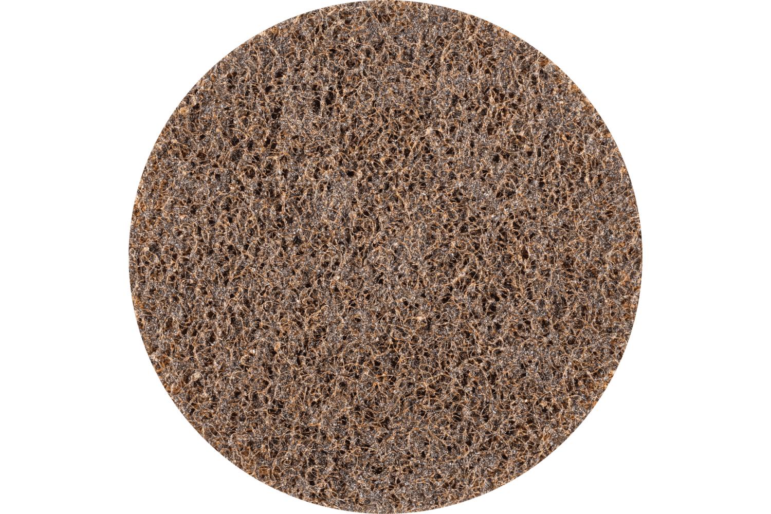 PFERD POLIVLIES® 42871306 Non-Woven Abrasive Hook and Loop Disc, 4-1/2 in Dia, 100 Grit, Coarse Grade, Aluminum Oxide Abrasive
