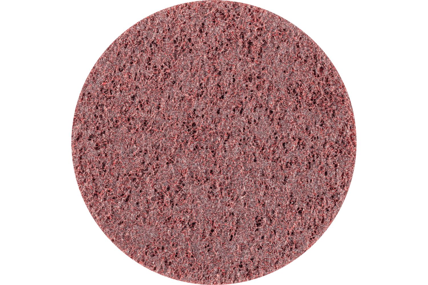 PFERD POLIVLIES® 42871310 Non-Woven Abrasive Hook and Loop Disc, 4-1/2 in Dia, 180 Grit, Medium Grade, Aluminum Oxide Abrasive