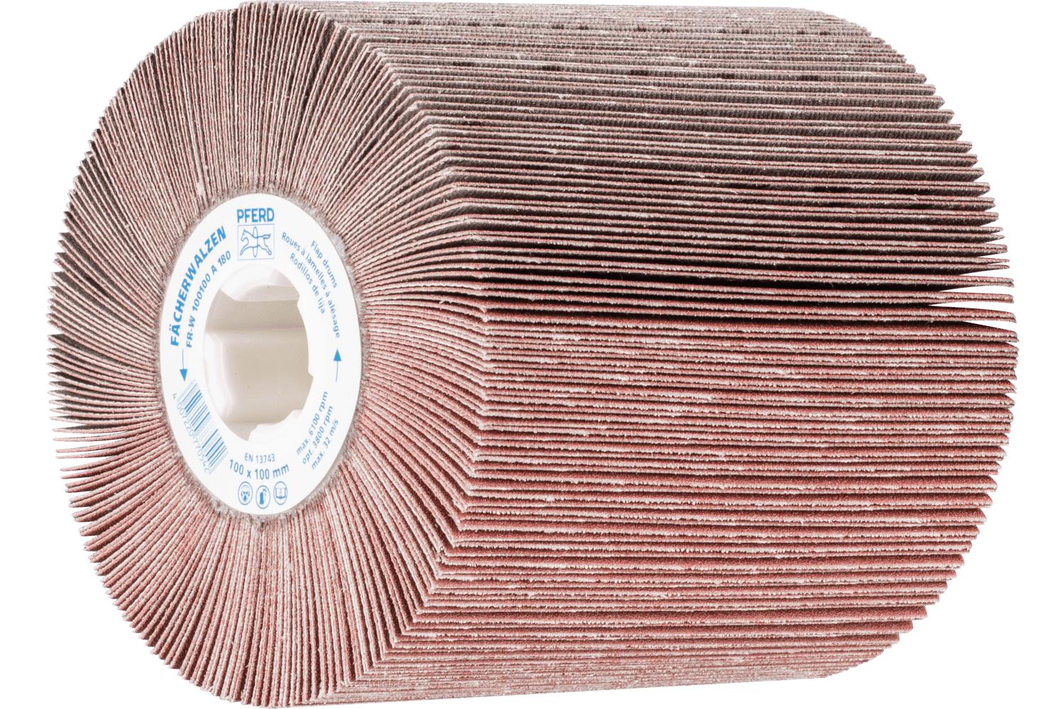 4 X 4IN FLAP DRUM COATED 3/4 AH 180 GRIT