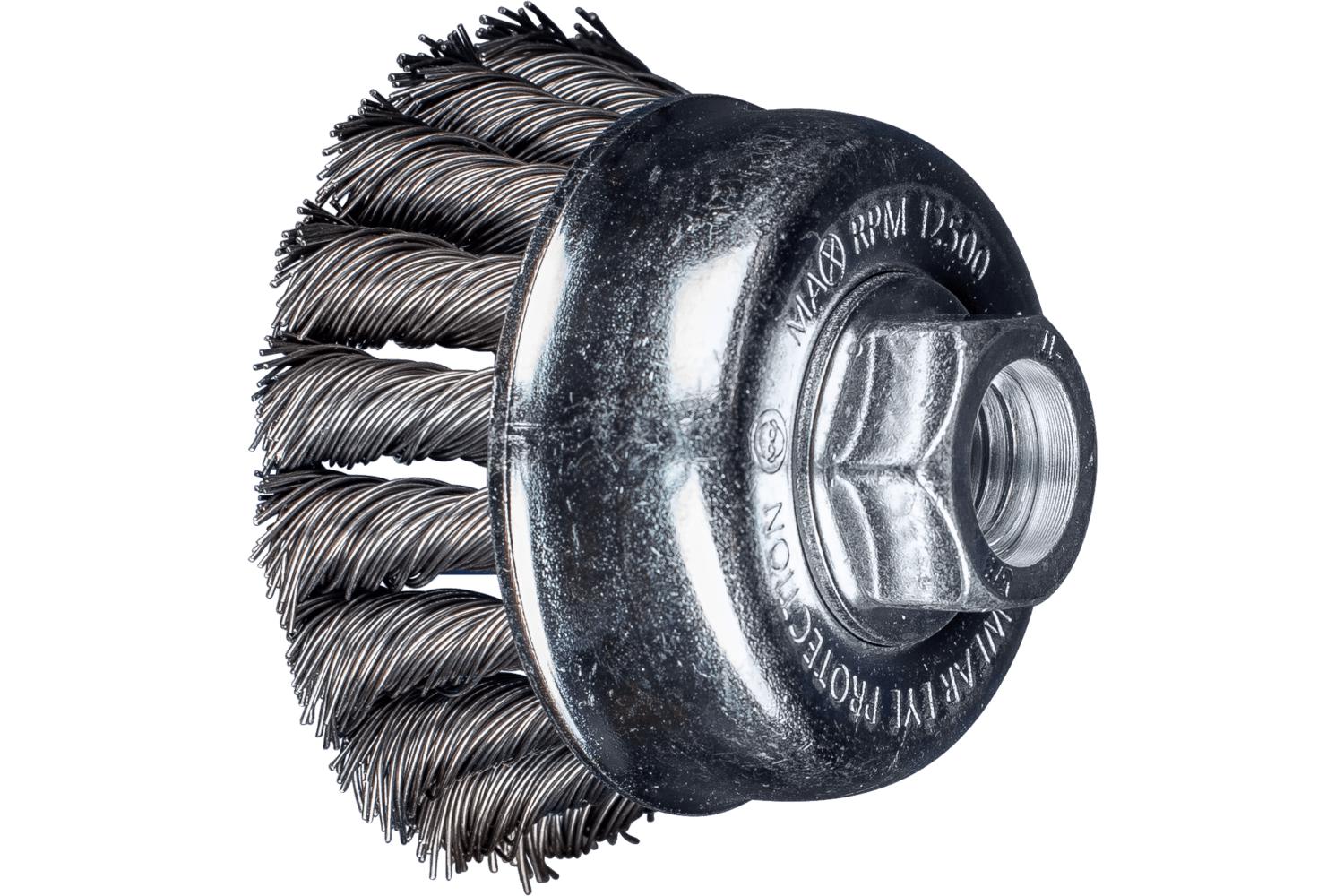KNOT CUP BRUSH 2-3/4IN PSF .020 CS WIRE