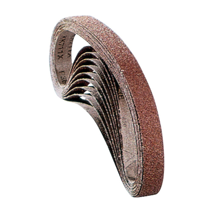 PFERD 49065 File Light Duty Portable Coated Abrasive Belt, 1 in W x 12 in L, 40 Grit, Aluminum Oxide Abrasive, Polyester Backing