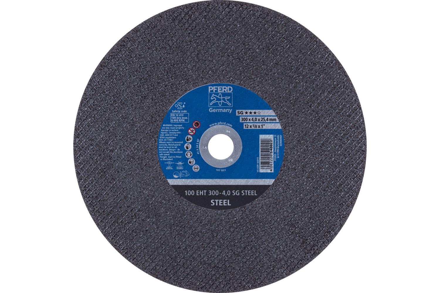 12 X 1/8 X 1 A24SG STEEL CUT OFF WHEEL