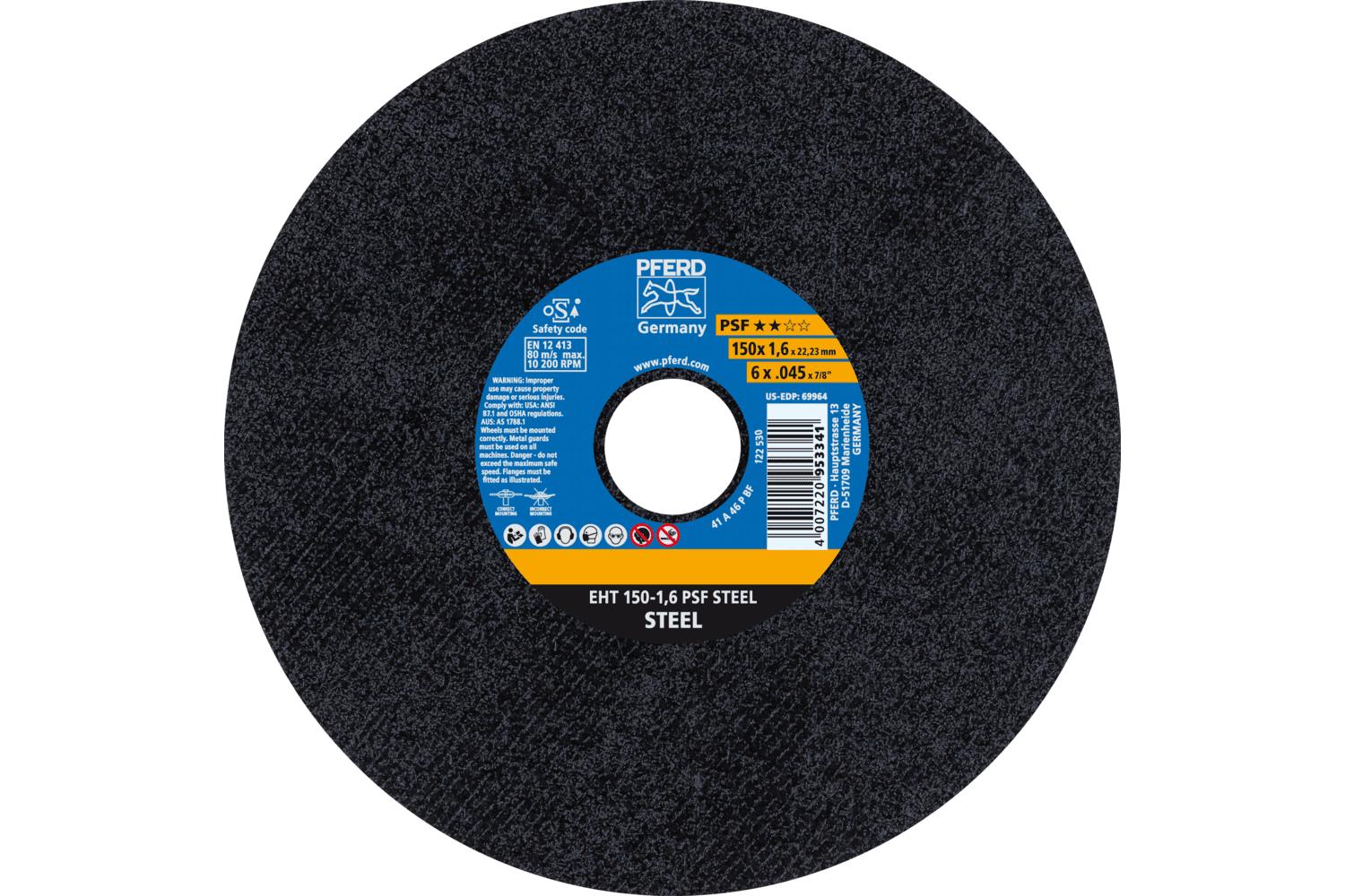 WHEEL CUT-OFF 6 X .045 X 7/8 TYPE 1