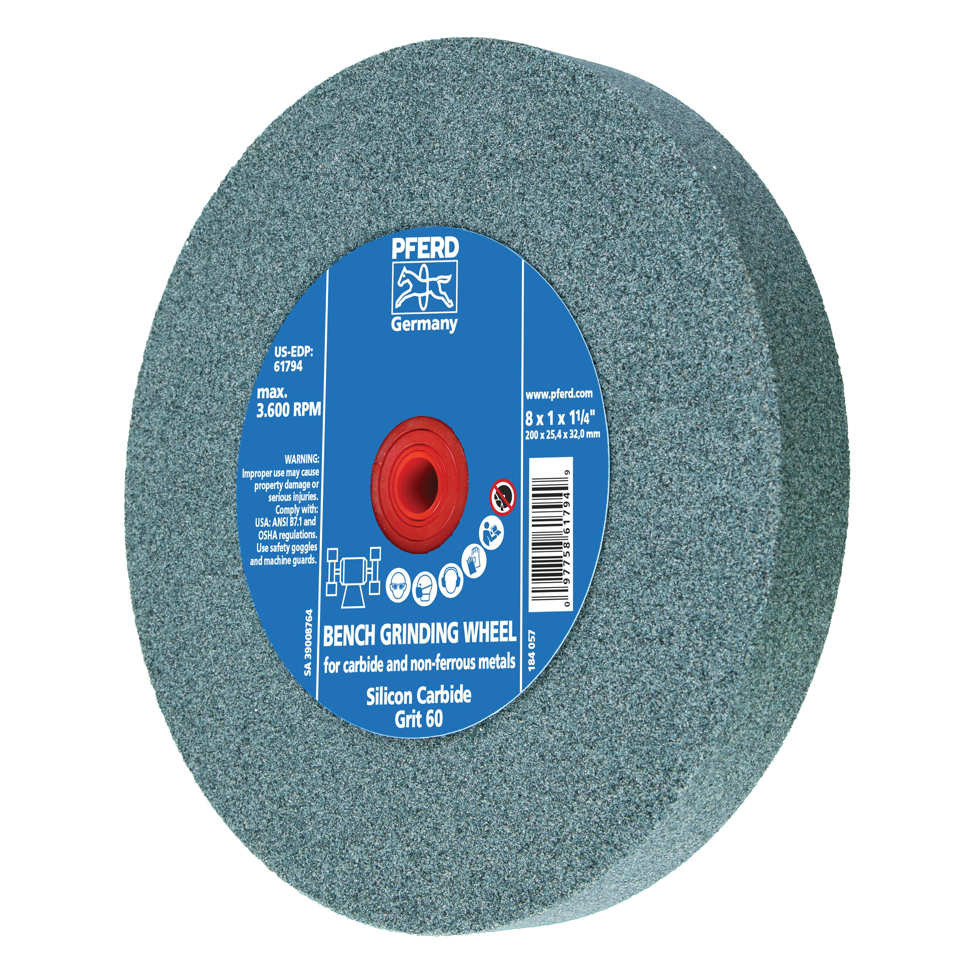 WHEEL GRINDING PED AND BNCH 8IN 1IN 60