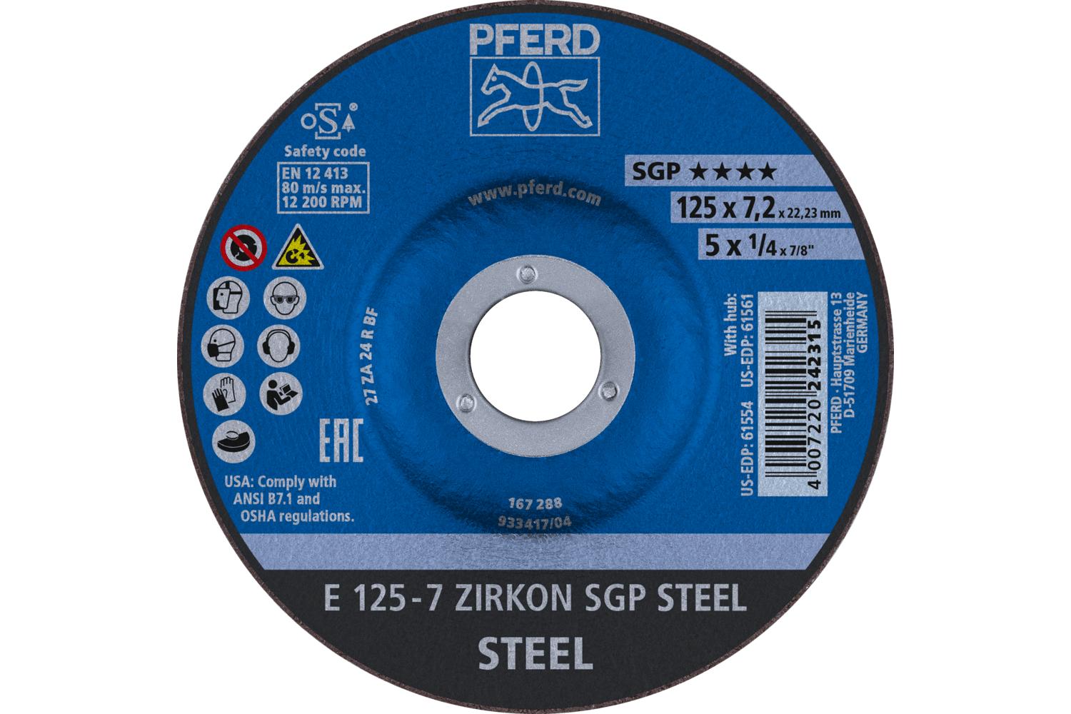 5 X 1/4 X 7/8 ZA24R SGP TY27