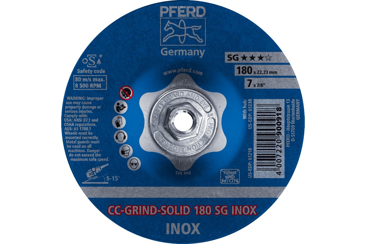 DISC ABRSV CTD 7IN 8500RPM THD