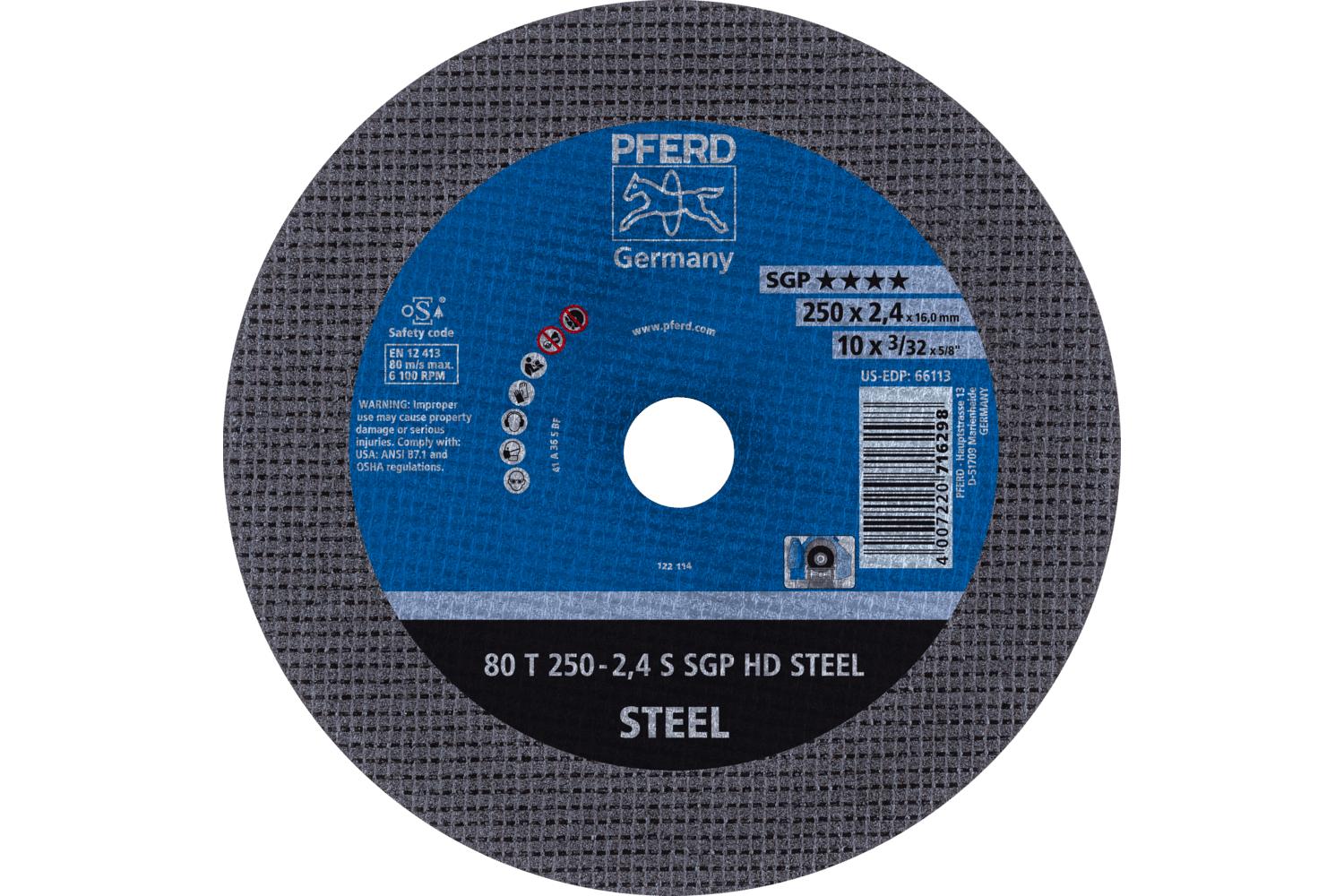 10 X 3/32 STATIONARY WHL 5/8 AH A-SG HD