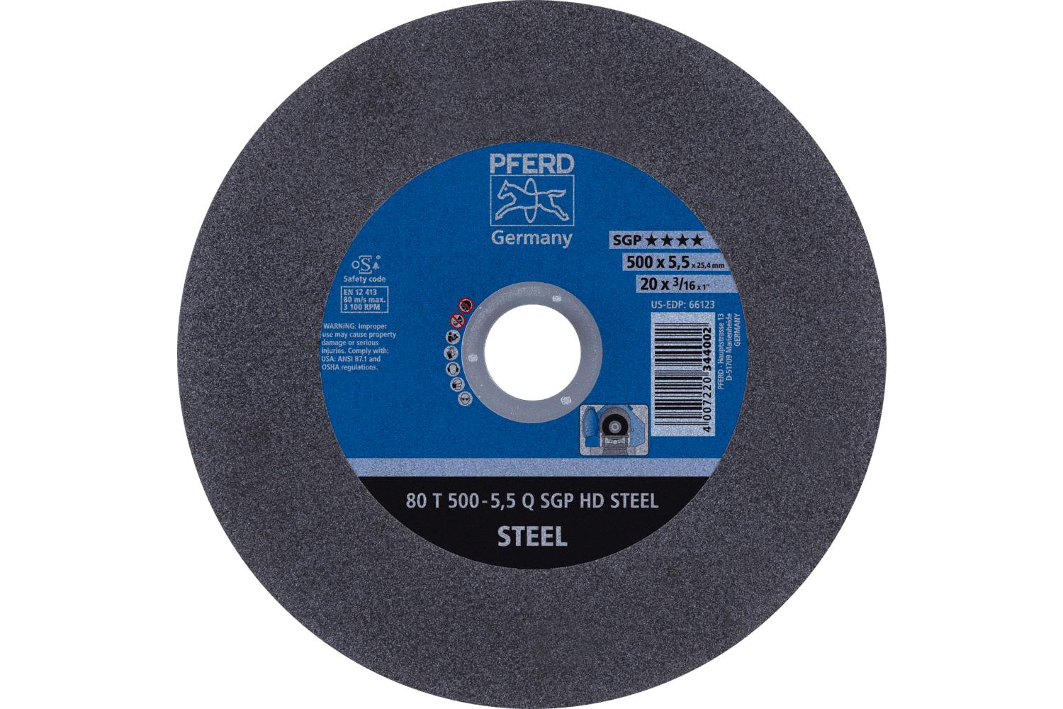 20 X 3/16 X 1 A24SG STEEL CUT-OFF