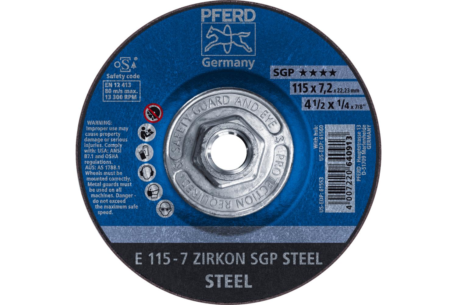 4-1/2 X 1/4 X 5/8-11 TYPE 27 ZA24