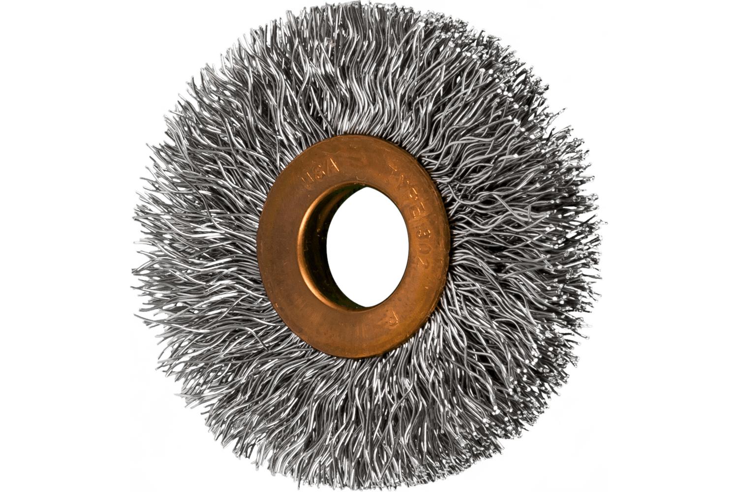 BRUSH WHL 2IN 3/8IN 0.012IN CRIMPED