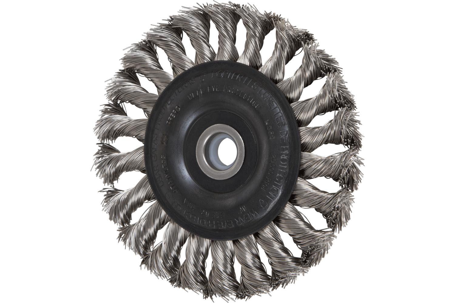 4IN STD TWST KNT WHL.014 SS 1/2-3/8IN AH