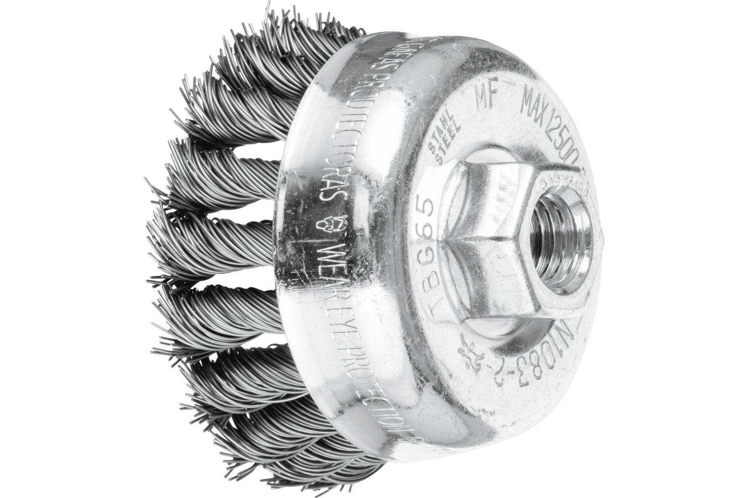 BRUSH WIRE CUP KNT 2-3/4IN 020 CS