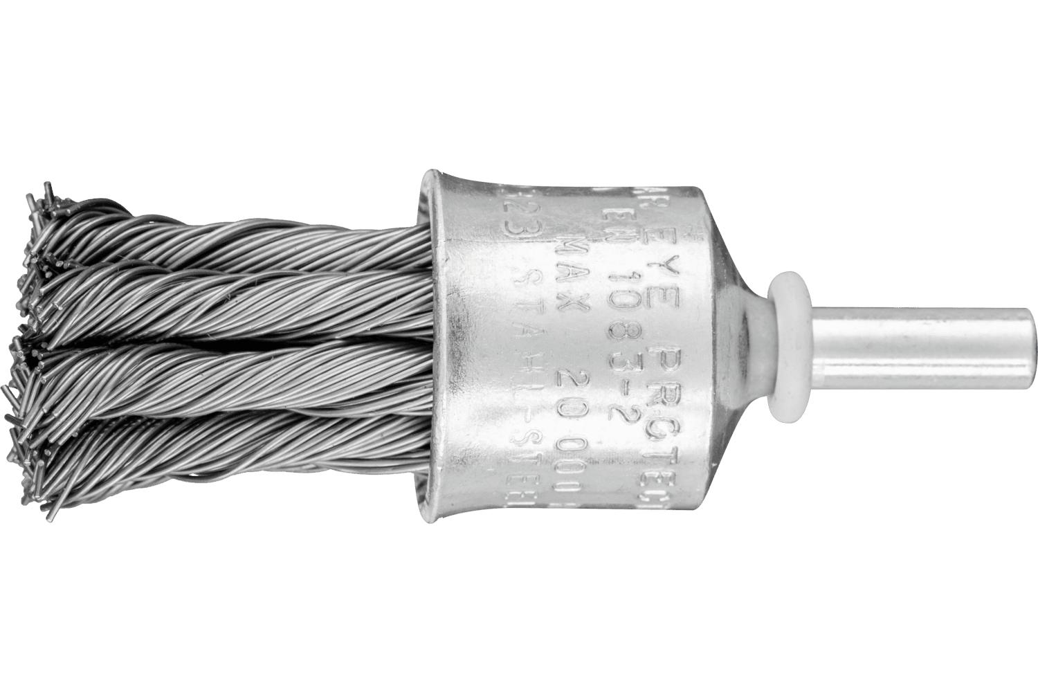 BRUSH END KNT FLRD CUP 3/4 .020CS