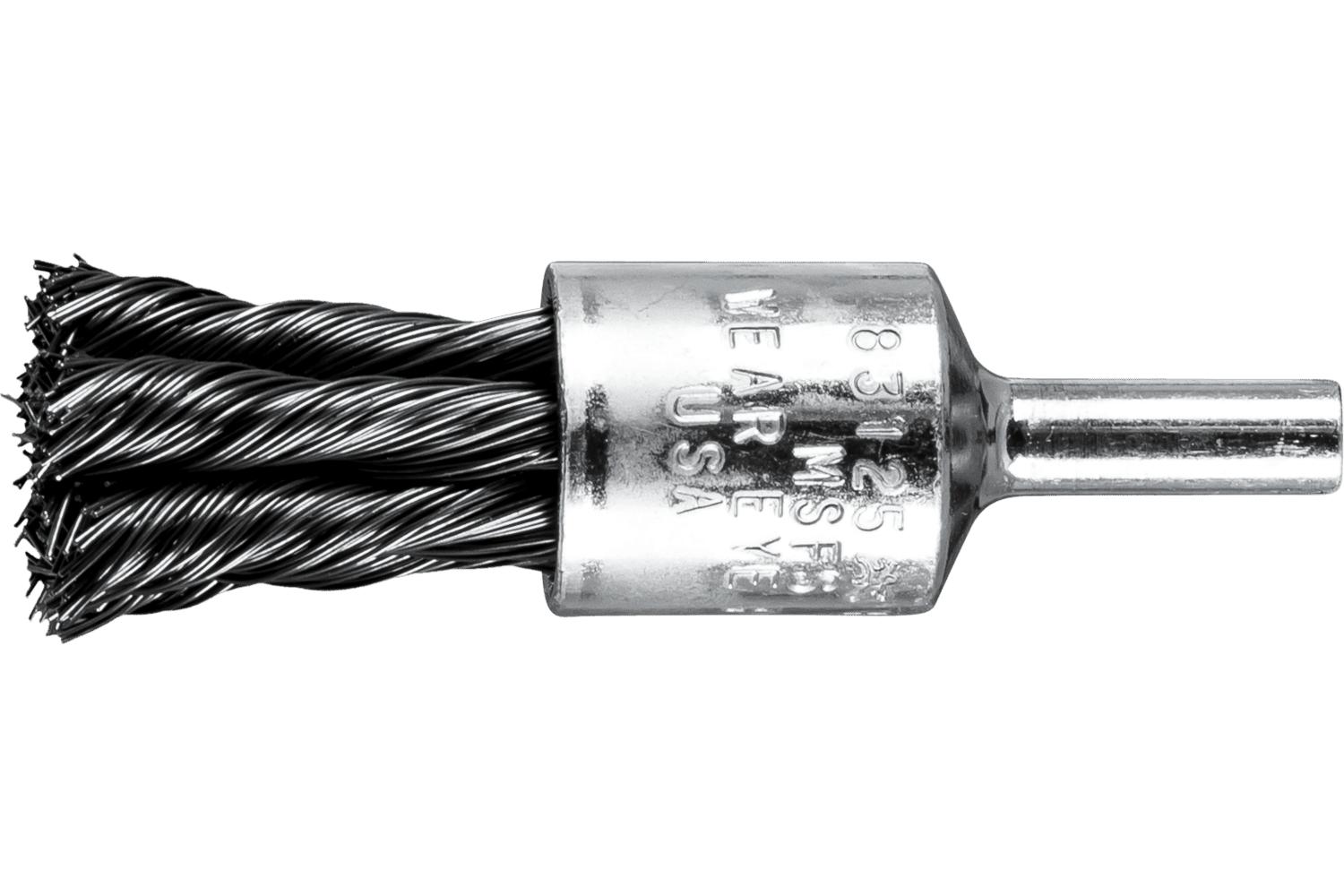 BRUSH END CRMP 1/2 .014CS 1/4SH