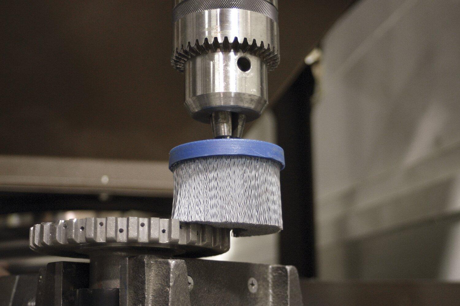 3 X 1/4 SHANK MTD M-BRAD CUP BRUSH