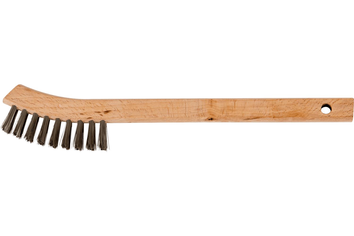 2X9 SMALL CLEANING BRUSH STAINLESS WOODE