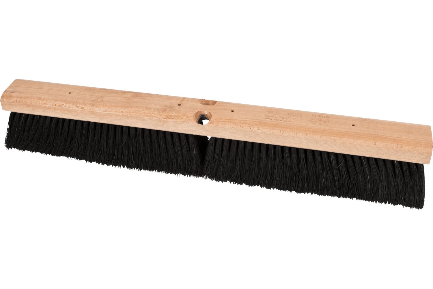 24IN MED SWEEP FLOOR BRUSH BLACK TAMPICO