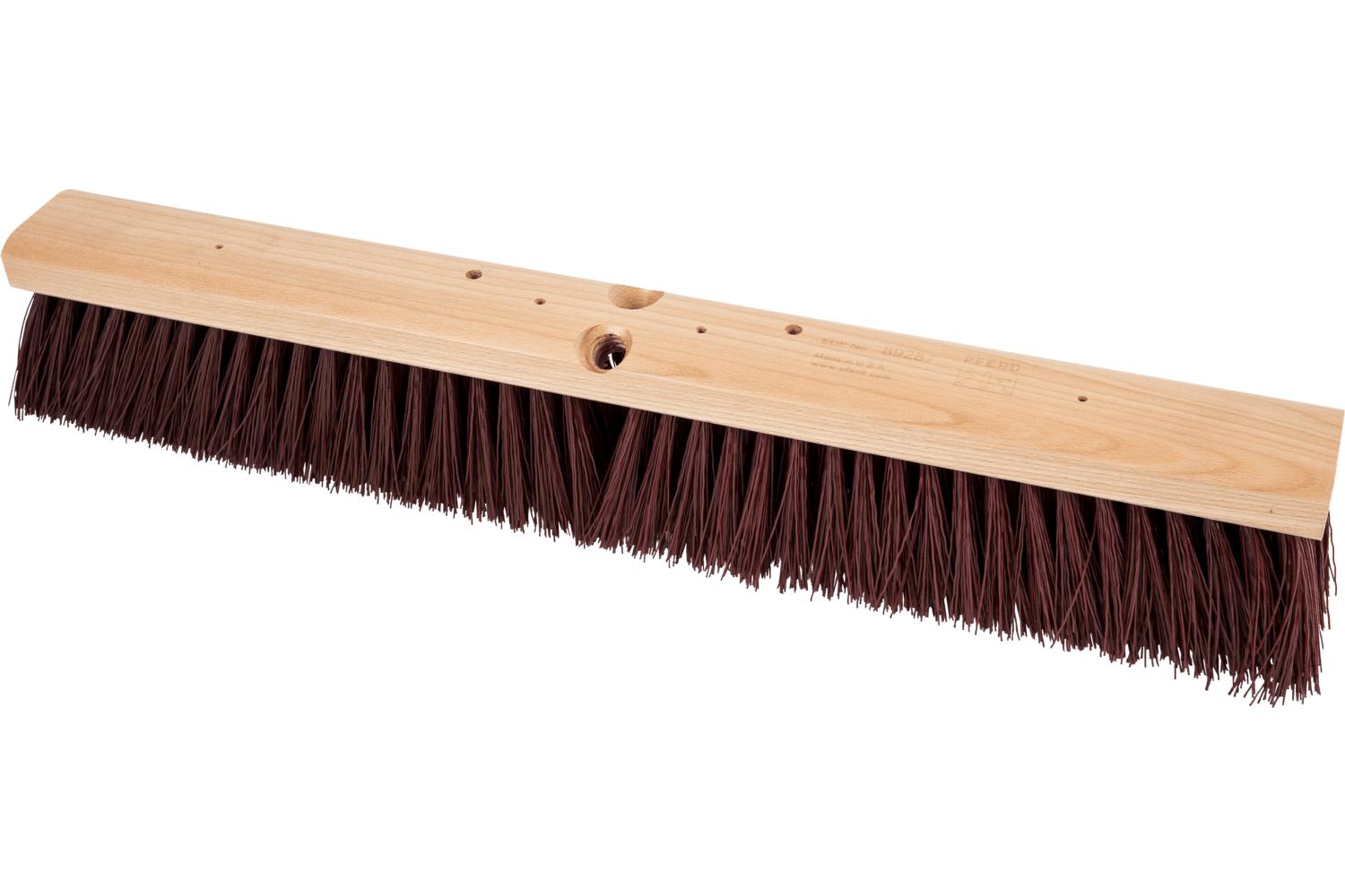24IN COARSE SWEEP FLOOR BRUSH MAROON SYN