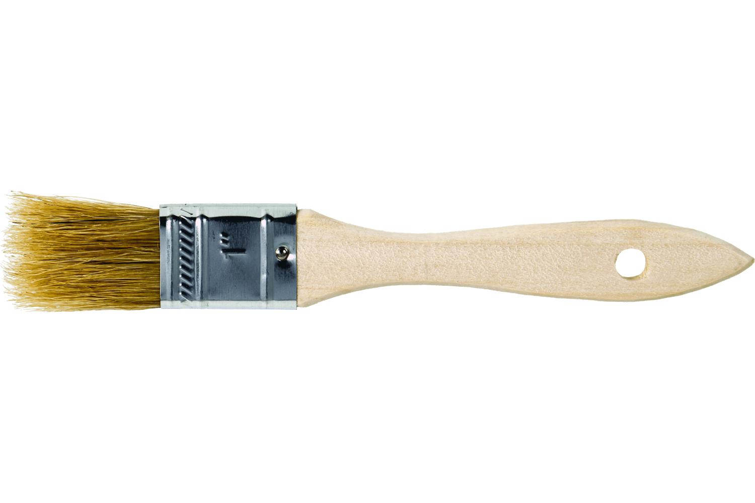 BRUSH CHIP 1 WITH WOOD HANDLE