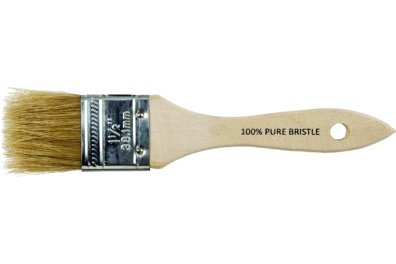 BRUSH CHIP 1-1/2 W/WOOD HANDLE