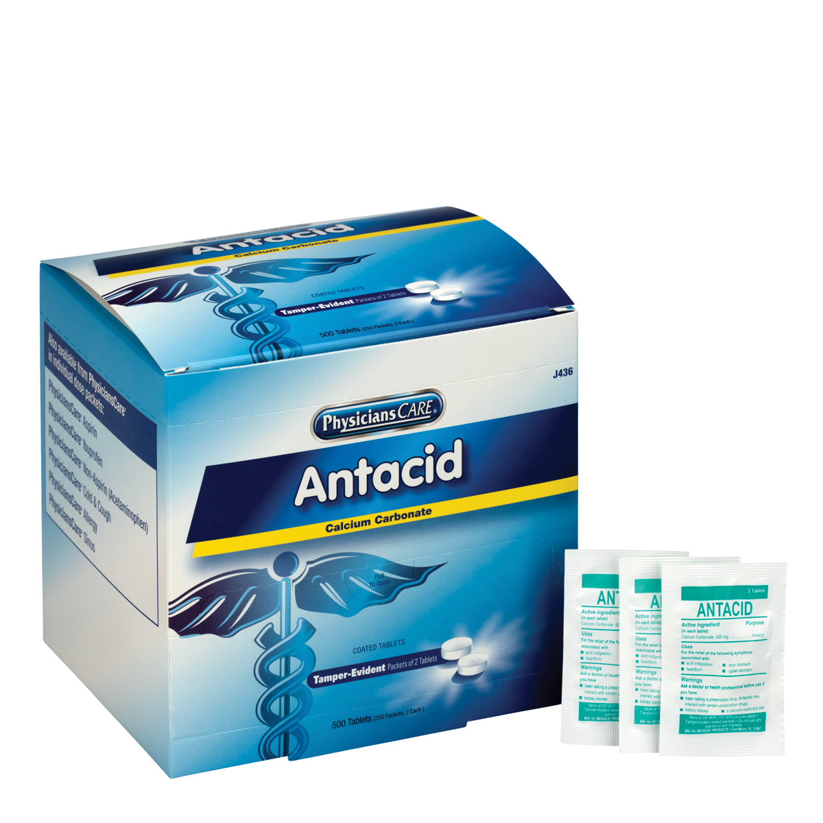 TABLET ANTACID 500 BOX CALCIUM CARBONATE