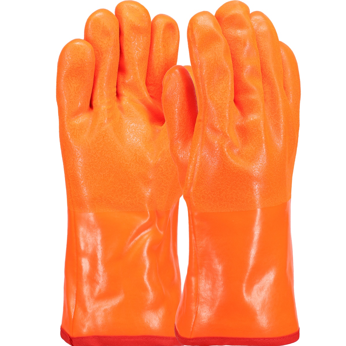GLOVES CHEMICAL RESISTANT L PVC BRT ORN